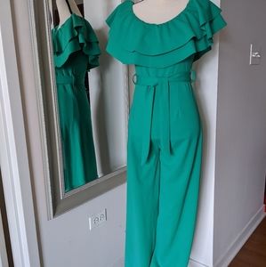 Green jumpsuit size 4